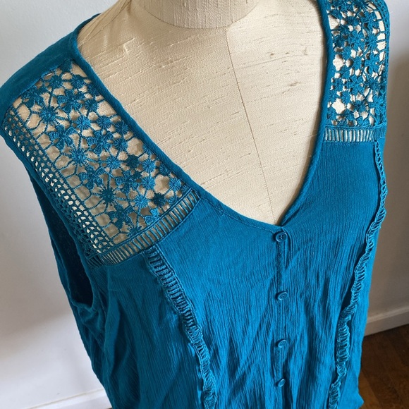 Lane Bryant 22 sleeveless blouse - Picture 6 of 8